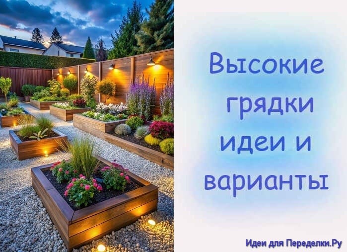 Высокие грядки: идеи и варианты